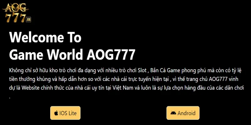 Cách tải ứng dụng AOG777